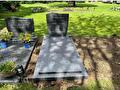 Grafsteen in Orion graniet geplaatst in Emmen